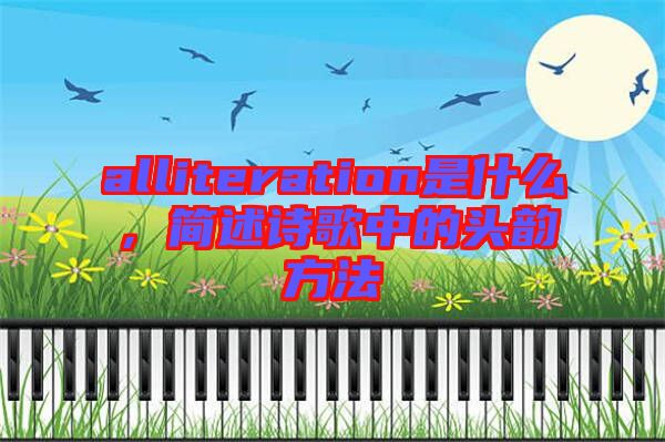 alliteration是什么，簡述詩歌中的頭韻方法