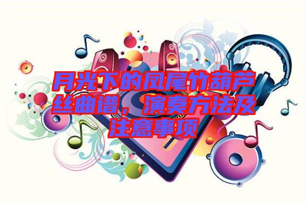 月光下的鳳尾竹葫蘆絲曲譜，演奏方法及注意事項(xiàng)