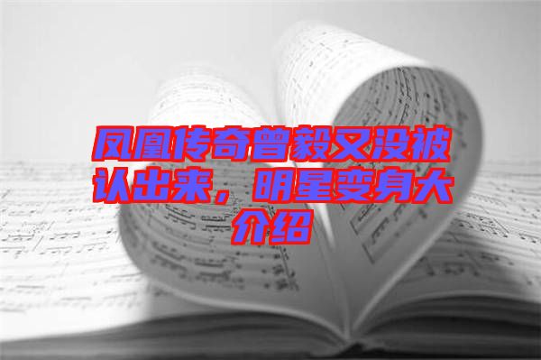 鳳凰傳奇曾毅又沒(méi)被認(rèn)出來(lái)，明星變身大介紹