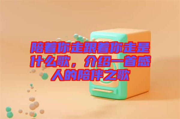 陪著你走跟著你走是什么歌，介紹一首感人的陪伴之歌