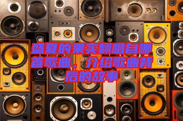 盛夏的果實翻唱自哪首歌曲，介紹歌曲背后的故事