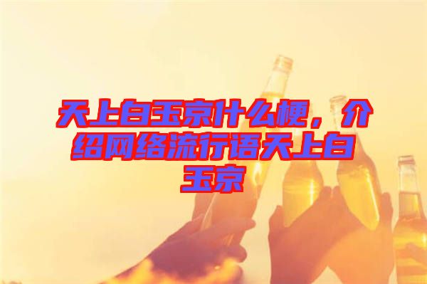 天上白玉京什么梗，介紹網(wǎng)絡流行語天上白玉京