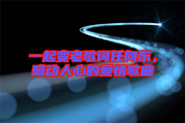 一起變老歌詞任向東，感動(dòng)人心的愛情歌曲