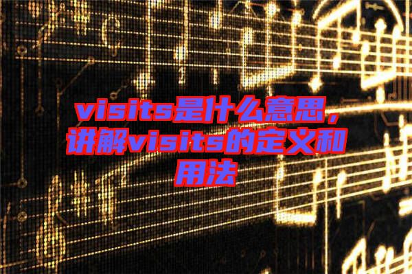 visits是什么意思，講解visits的定義和用法