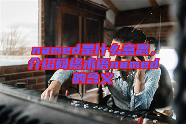 named是什么意思，介紹網(wǎng)絡術(shù)語named的含義