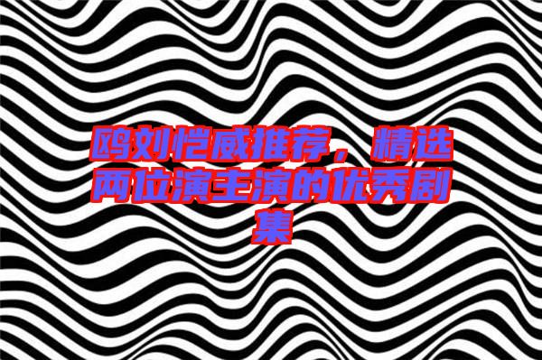 鷗劉愷威推薦，精選兩位演主演的優(yōu)秀劇集