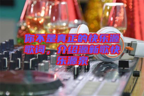 你不是真正的快樂源歌詞，介紹源新歌快樂源泉