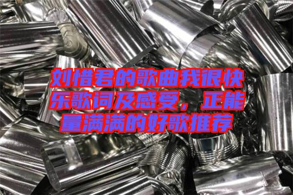 劉惜君的歌曲我很快樂歌詞及感受，正能量滿滿的好歌推薦