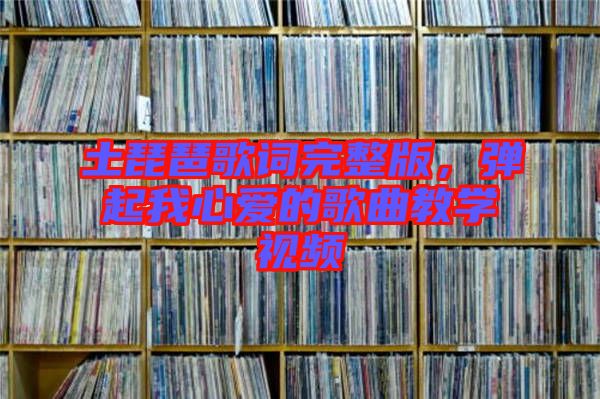 土琵琶歌詞完整版，彈起我心愛(ài)的歌曲教學(xué)視頻