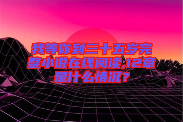 我等你到三十五歲完整小說在線閱讀,12章是什么情況？