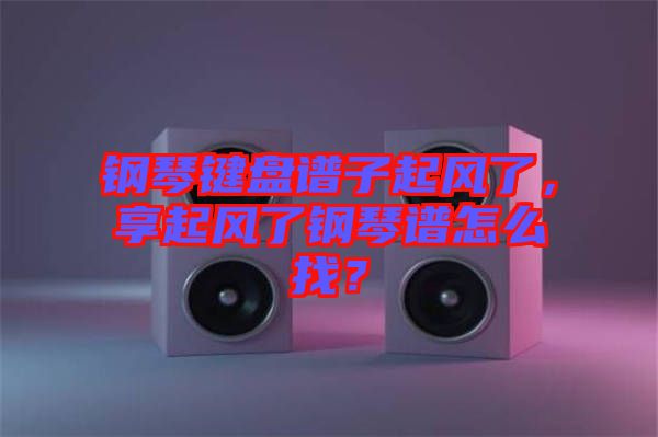 鋼琴鍵盤譜子起風(fēng)了，享起風(fēng)了鋼琴譜怎么找？